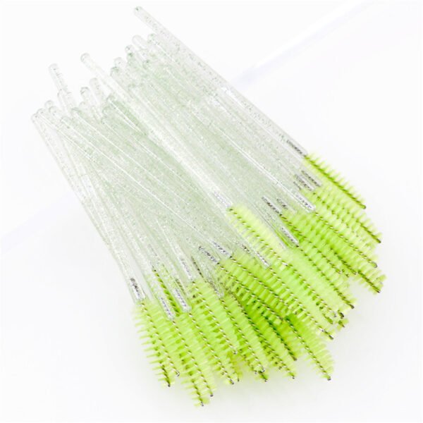 50pcs/bag disposable mascara wand applicator eyelash brush 2