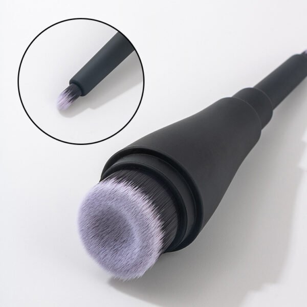 Flat Head Fluted Foundation Concealer Makeup Brush - Image 2